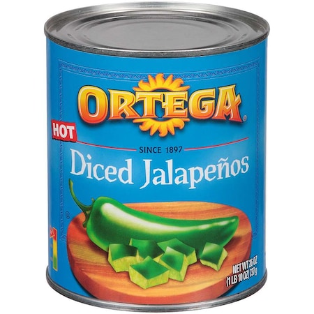 Ortega Ortega Diced Jalapenos 26 oz. Cans, PK12 701337